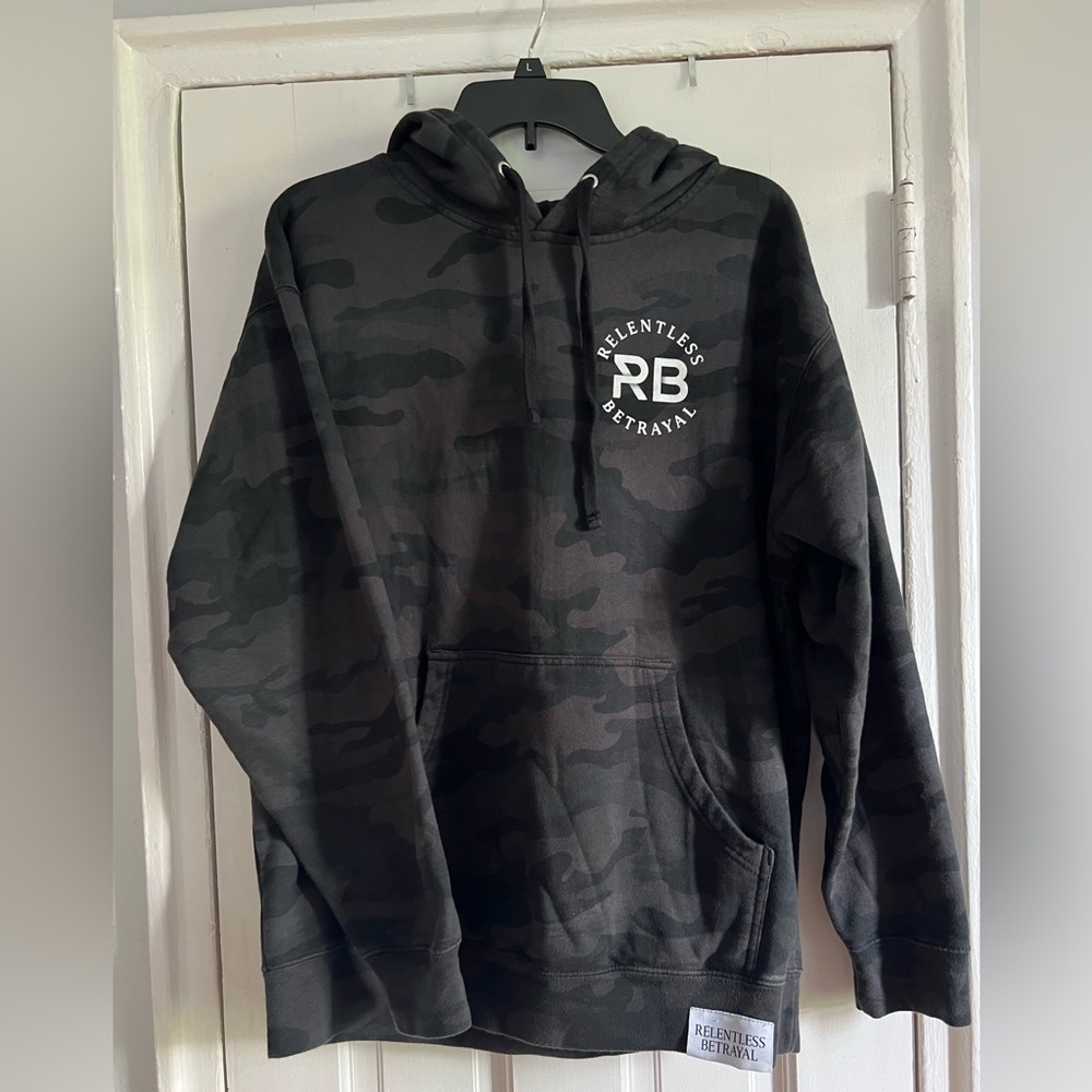 Relentless Betrayal Lone Wolf Camo Hoodie